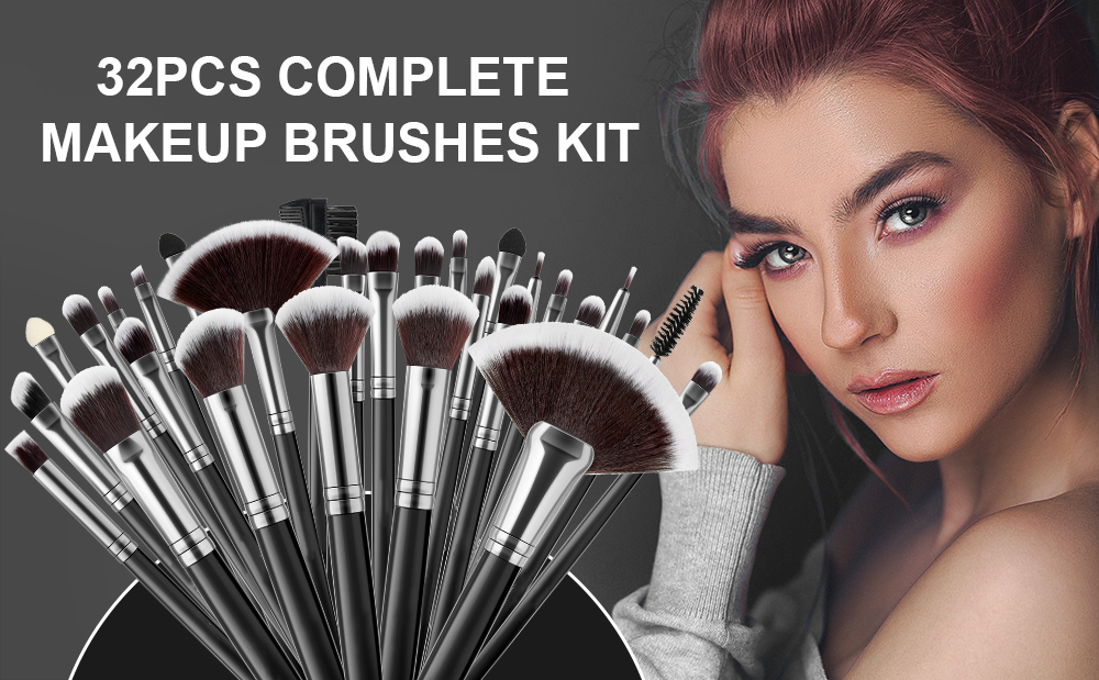 Ensemble de pinceaux de maquillage